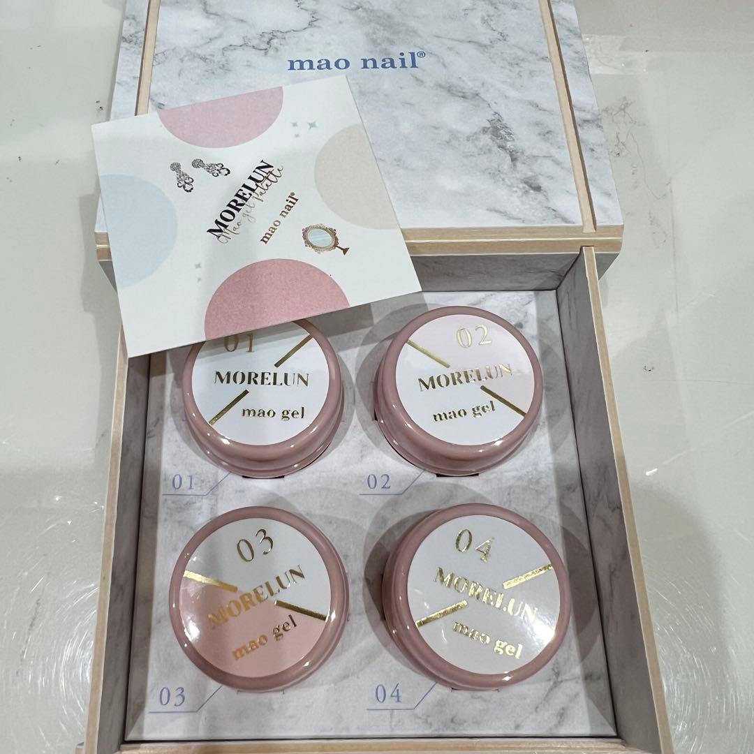 ①mao nail ジェルネイル 限定カラー多数　S Mintドライフラワー