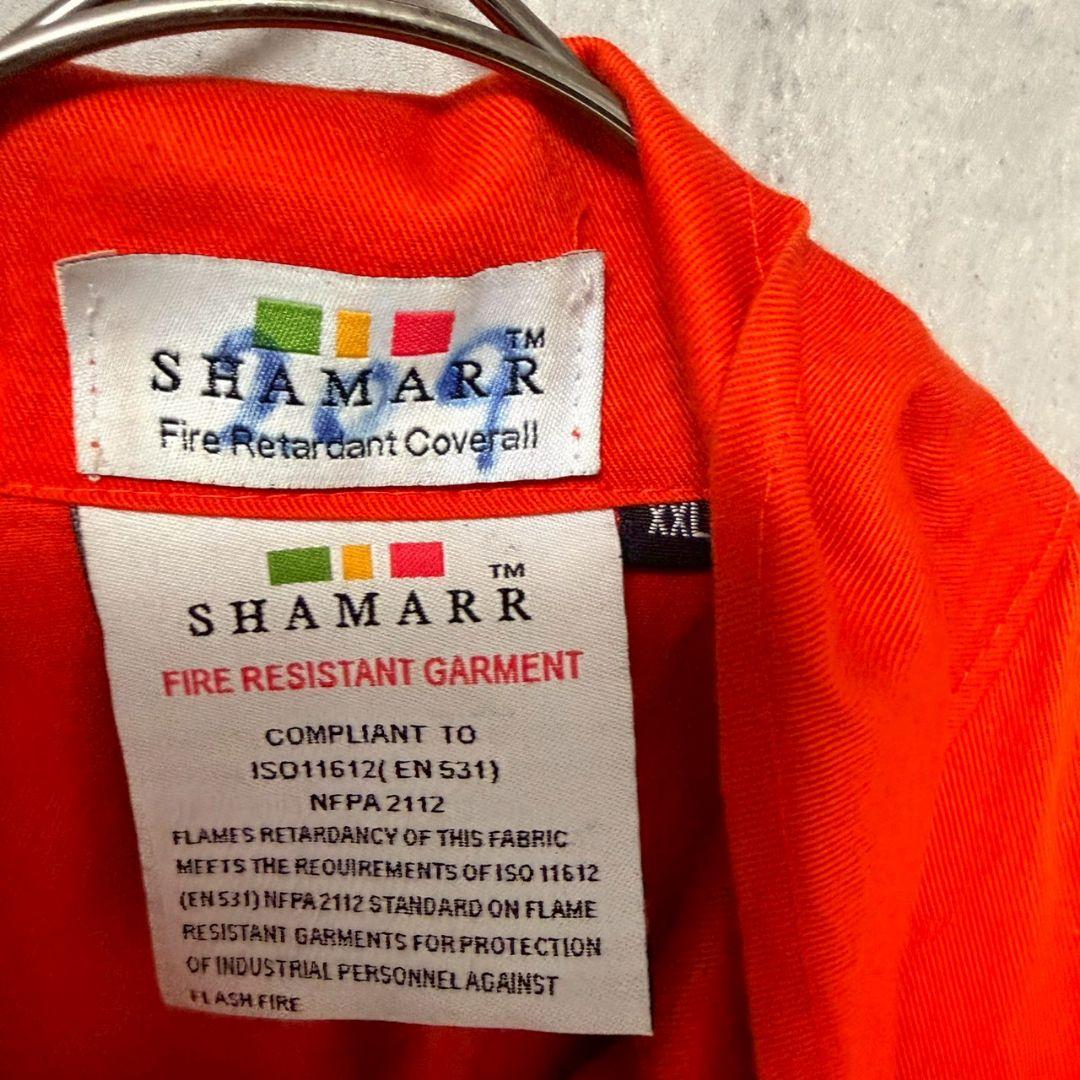 ✴️作業服　海洋掘削　つなぎ　企業ロゴ　オレンジ　希少　XXL