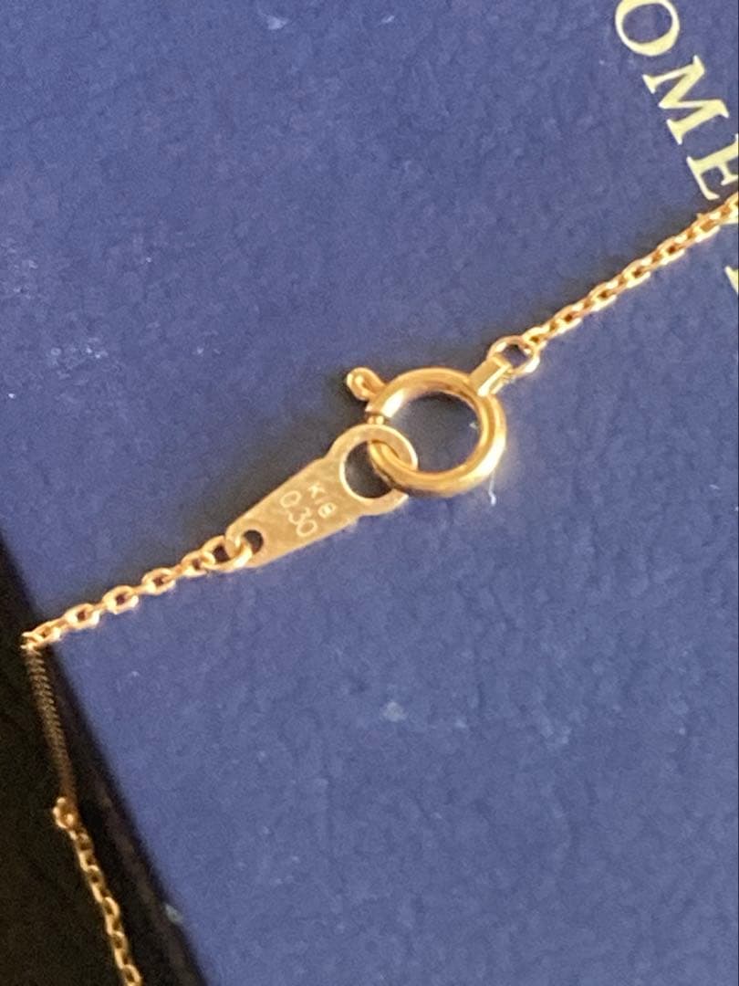 Vendome Aoyama K18ゴールド　ダイヤモンドリュールネックレス