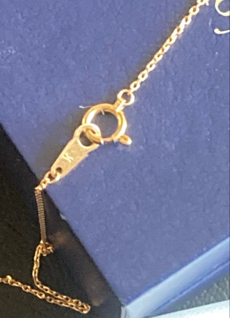 Vendome Aoyama K18ゴールド　ダイヤモンドリュールネックレス