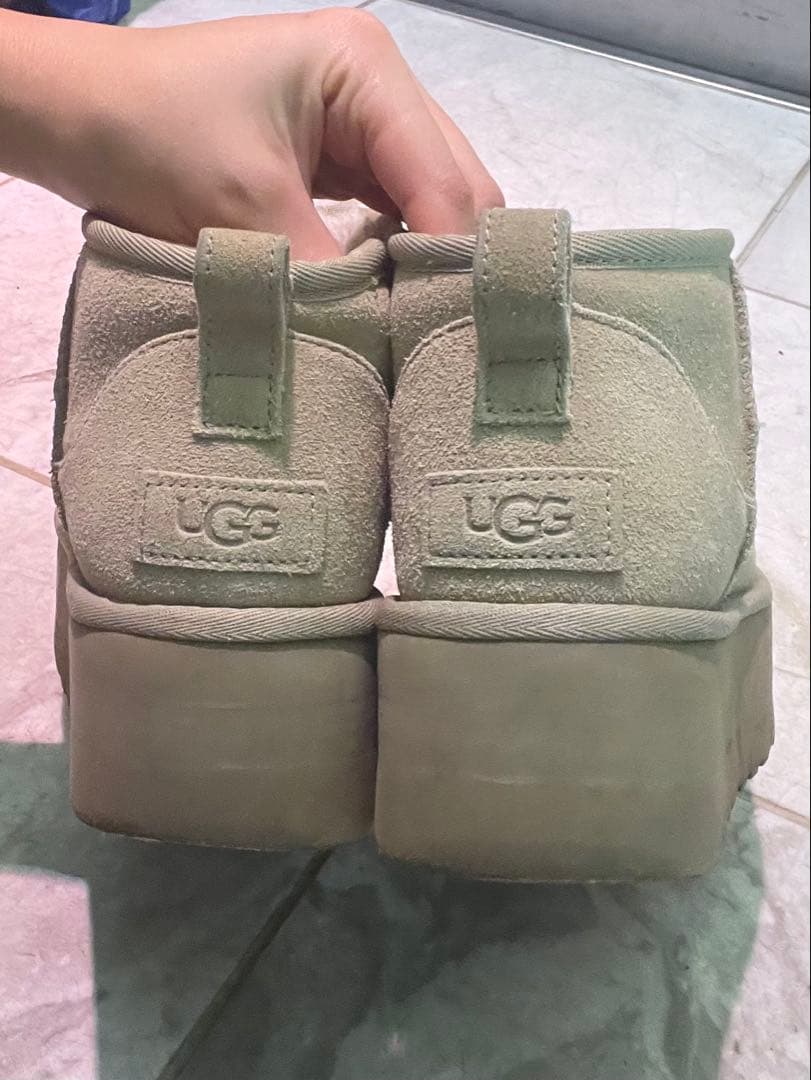 UGG サンド ムートンブーツ　ウルトラミニ　25cm US8