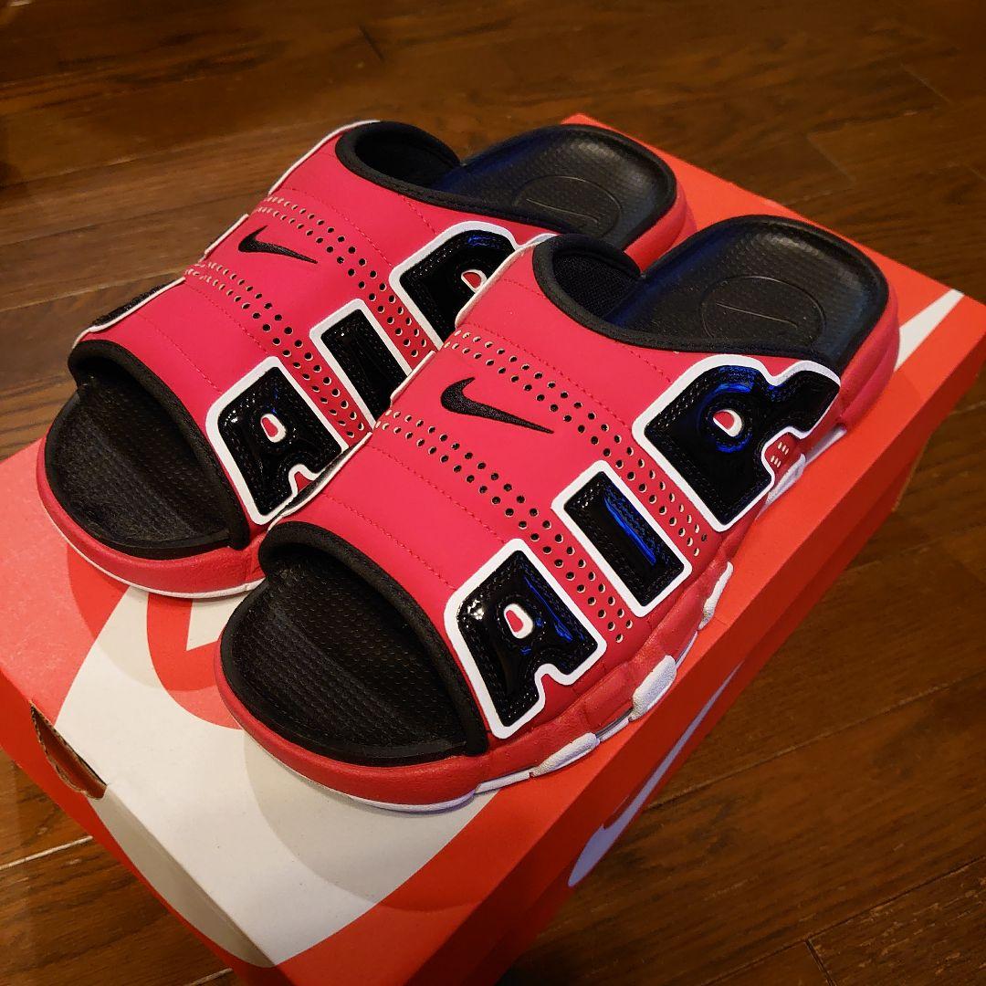 美品 ナイキ モアアップテンポ スライド ハイドロ サンダル 30cm