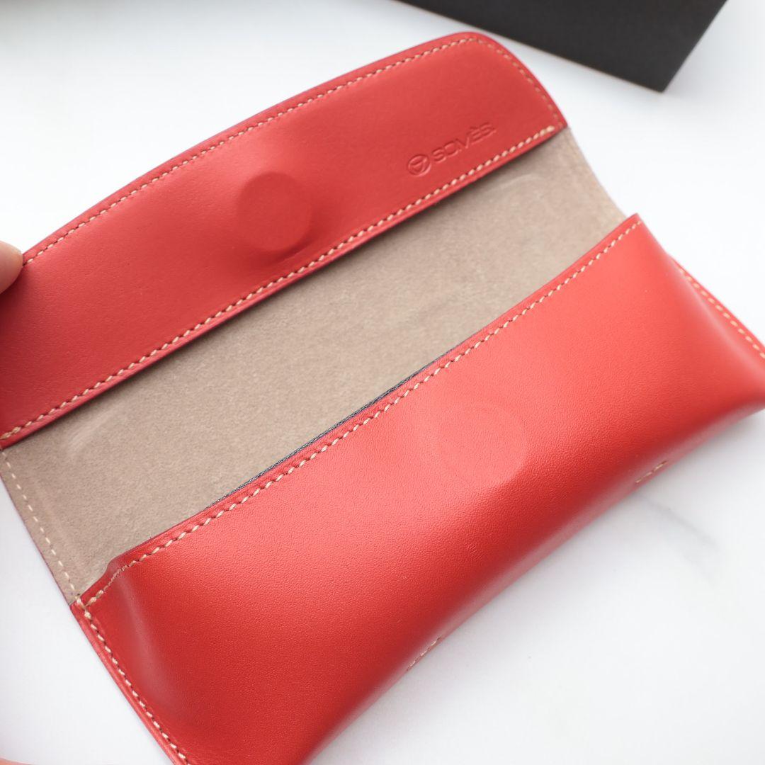 未使用 ソメスサドル 金子眼鏡 メガネケース