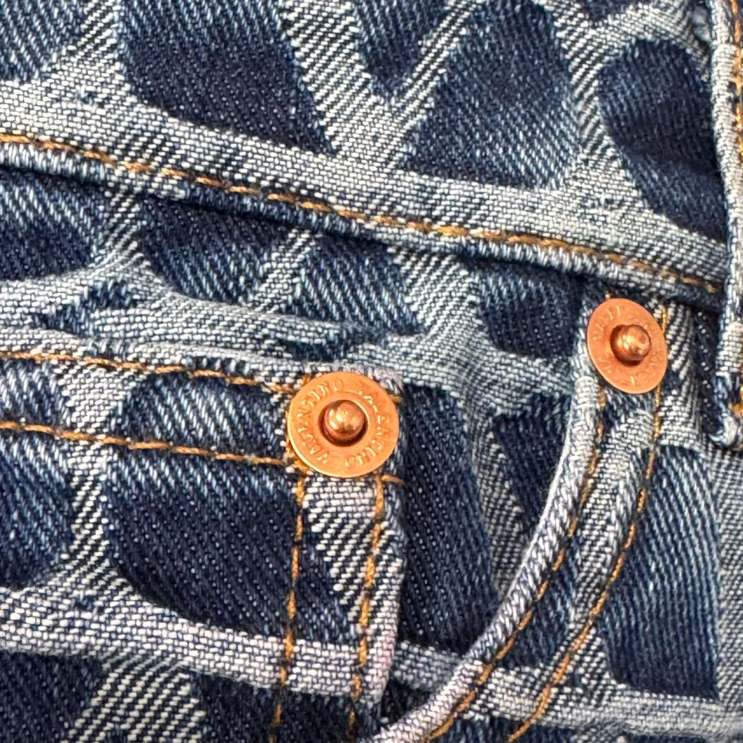 VALENTINO ヴァレンディノ　トワルイコノグラフ デニム　ショートパンツ