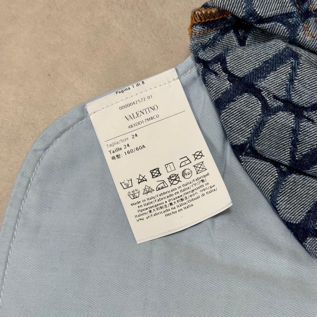 VALENTINO ヴァレンディノ　トワルイコノグラフ デニム　ショートパンツ