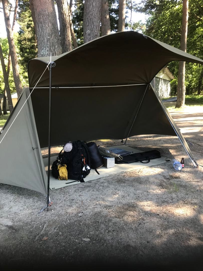 取説付き《テンマク炎幕DX仕様》二股フレーム快適空間⭐︎楽々設営