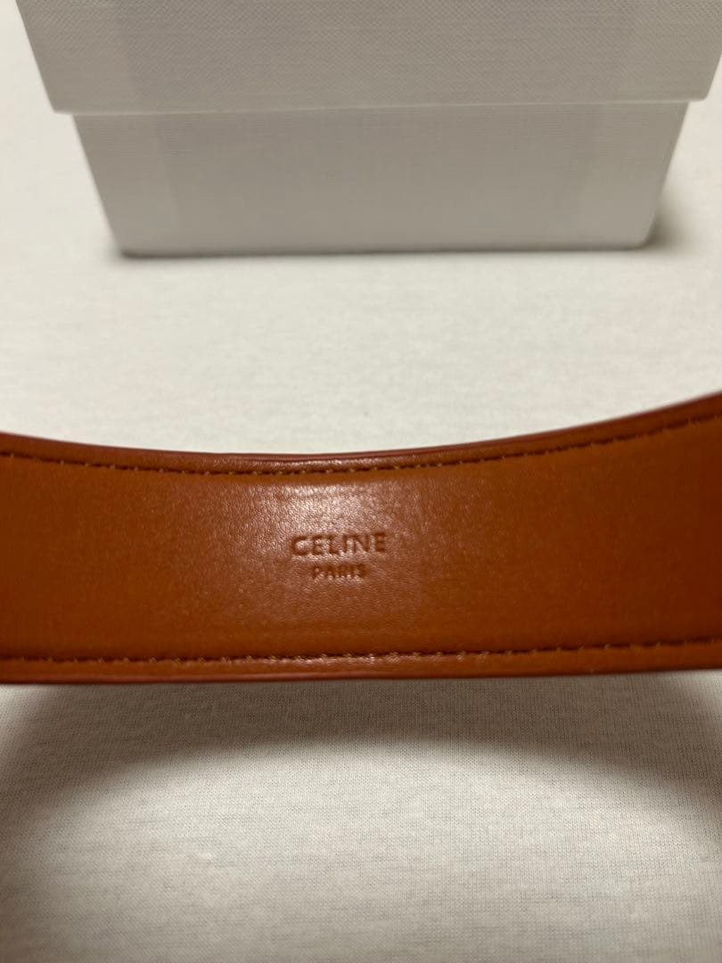 ブラウンレザー ゴールドスタッズ ヘッドバンド