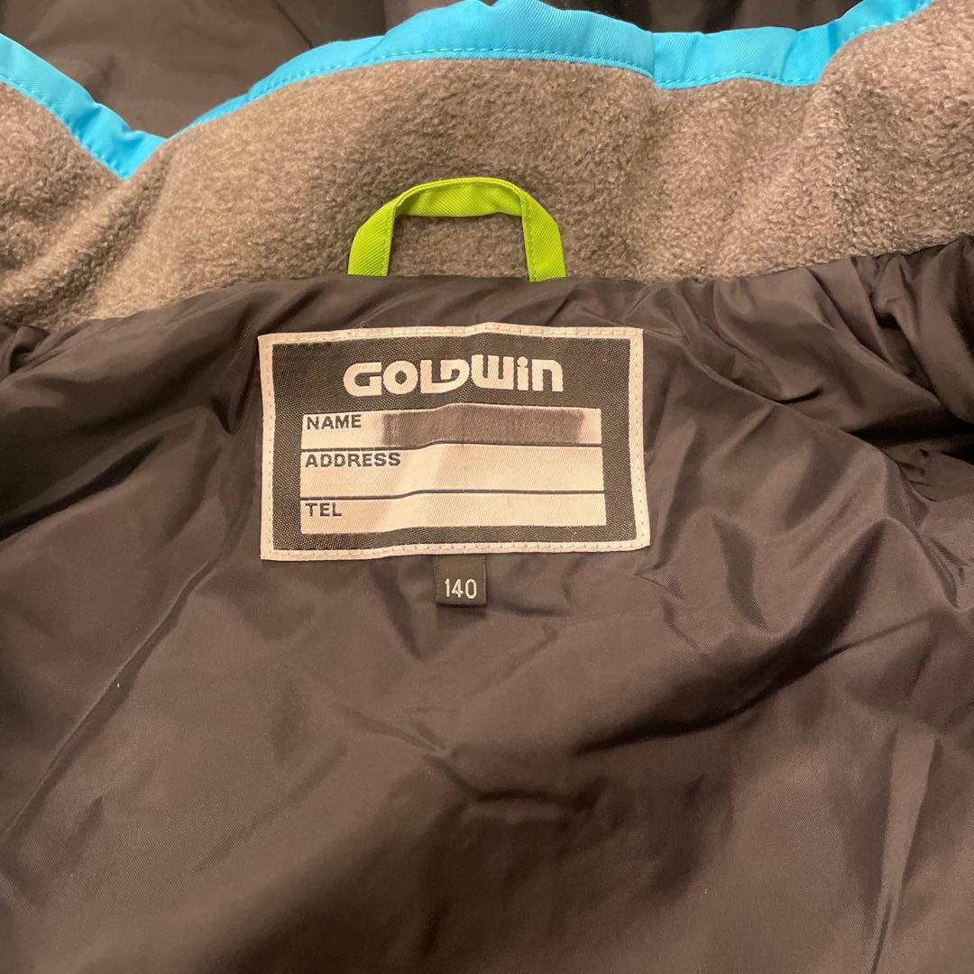 GOLDWIN スキーウェア　上下　140 ブルー&ライムグリーン