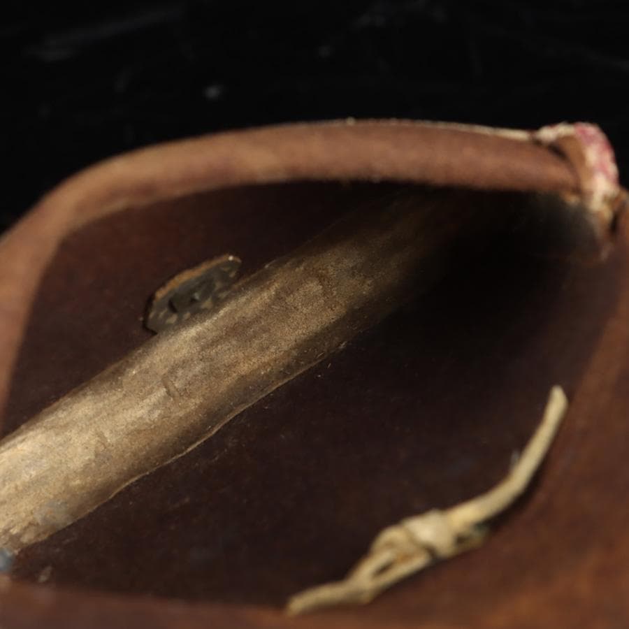 専用Y2978-1 竹編金銀象嵌金具蒔絵 煙管入れ 煙草入れ 〇吉銘　　　よ