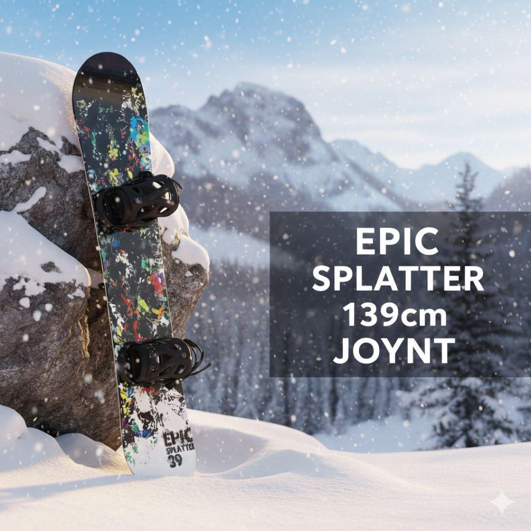 【極美品/ビンディング付き】EPIC エピック レディース スノーボード