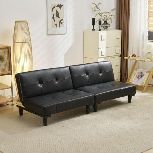 ソファベッド ソファ ベッド ロータイプ 2人 PU リクライニングソファ