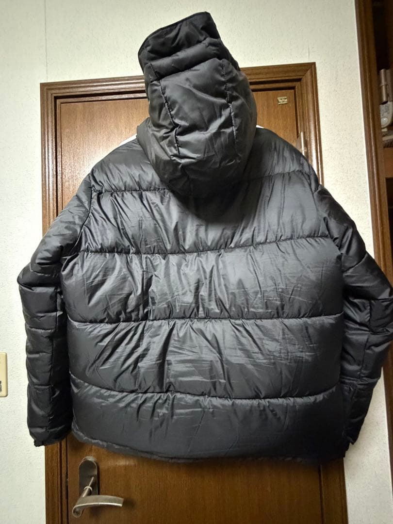 リサイクルヘビーウェイトパファージャケット ブラック