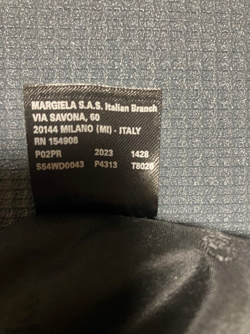 タグあり MM6 ジャパニーズバッグ クラシック スモール ライトグレー