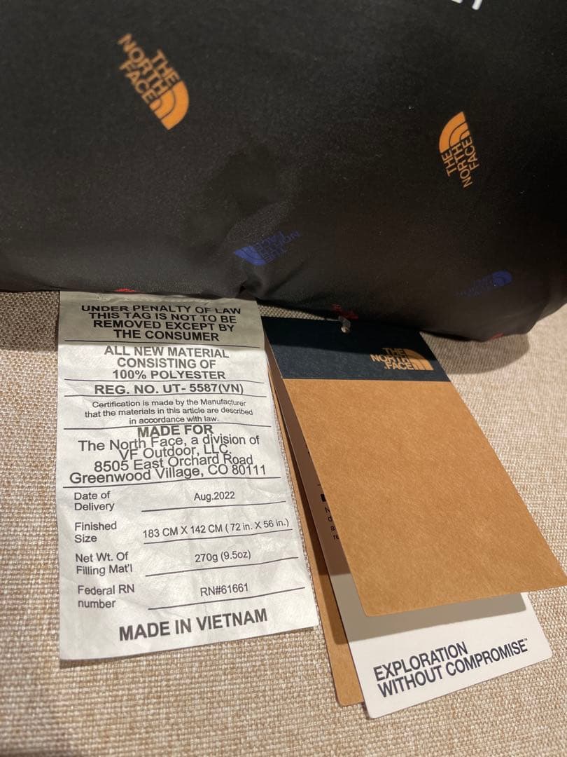 THE NORTH FACE ノースフェイス ロゴ ワオナ ブランケット