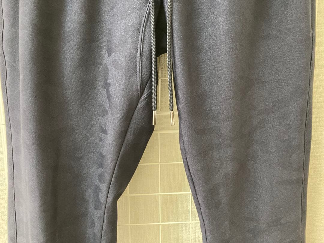 ジュンハシモト　カモフラージュ柄セットアップ　ネイビー