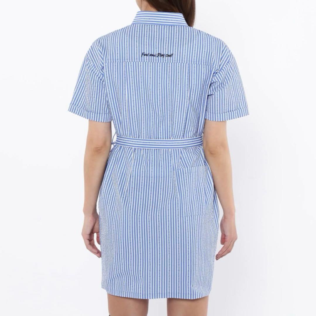 新品 PING ピン ストレッチ サッカー 半袖 ワンピース チュニック ゴルフ