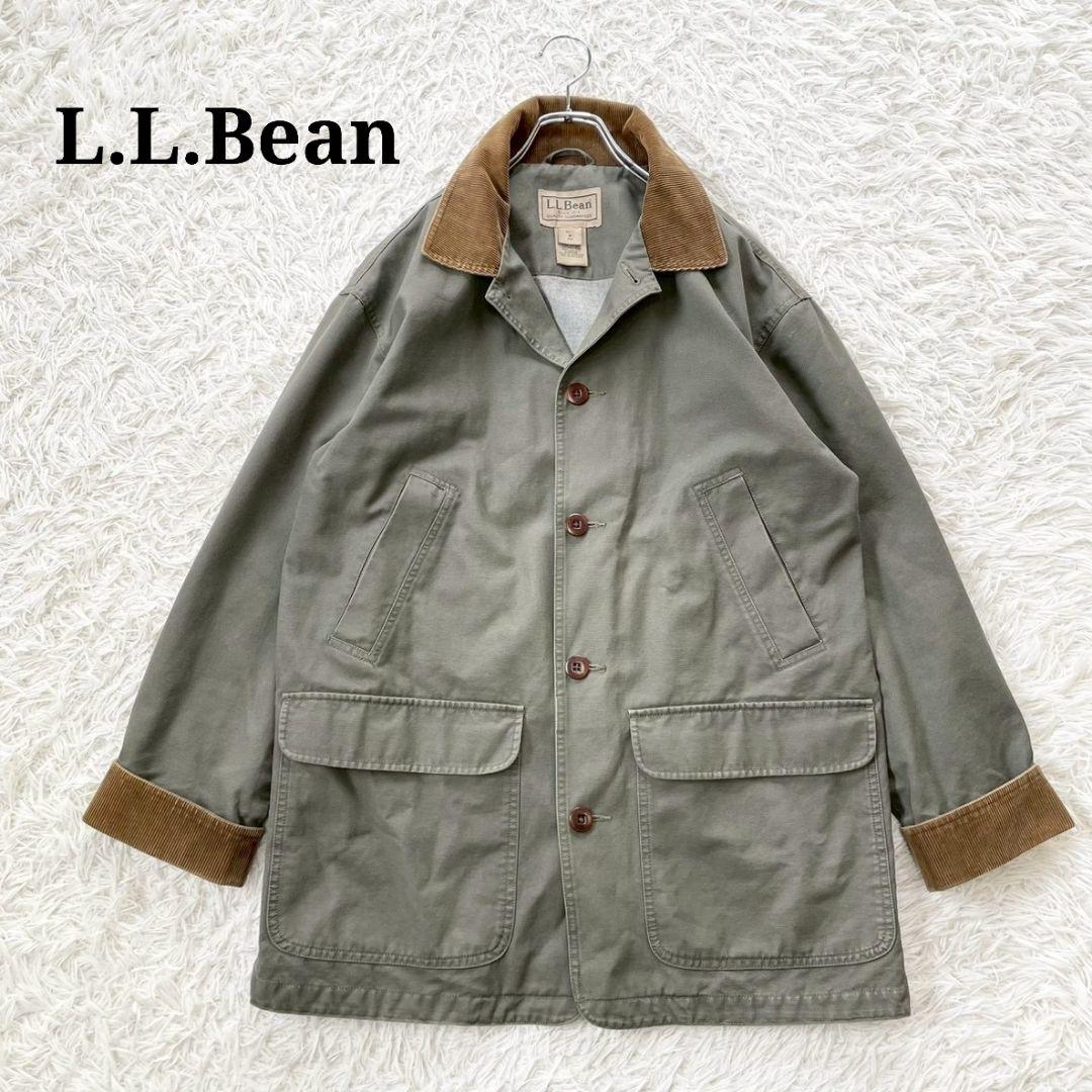 L.L.Bean　エルエルビーン　ハンティング　ジャケット　襟袖コーデュロイ