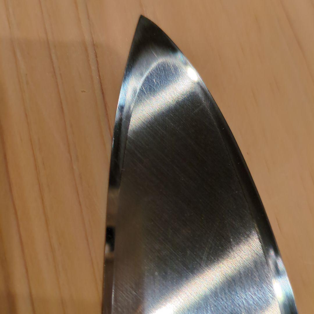 尚台正吉　出刃包丁 八寸　上（青鋼）黒檀柄