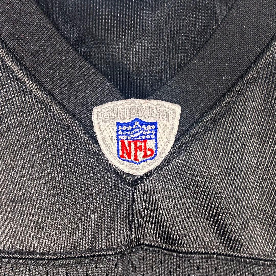 リーボック NFL 全刺繍 レイダース アメフトゲームシャツ XL 5530