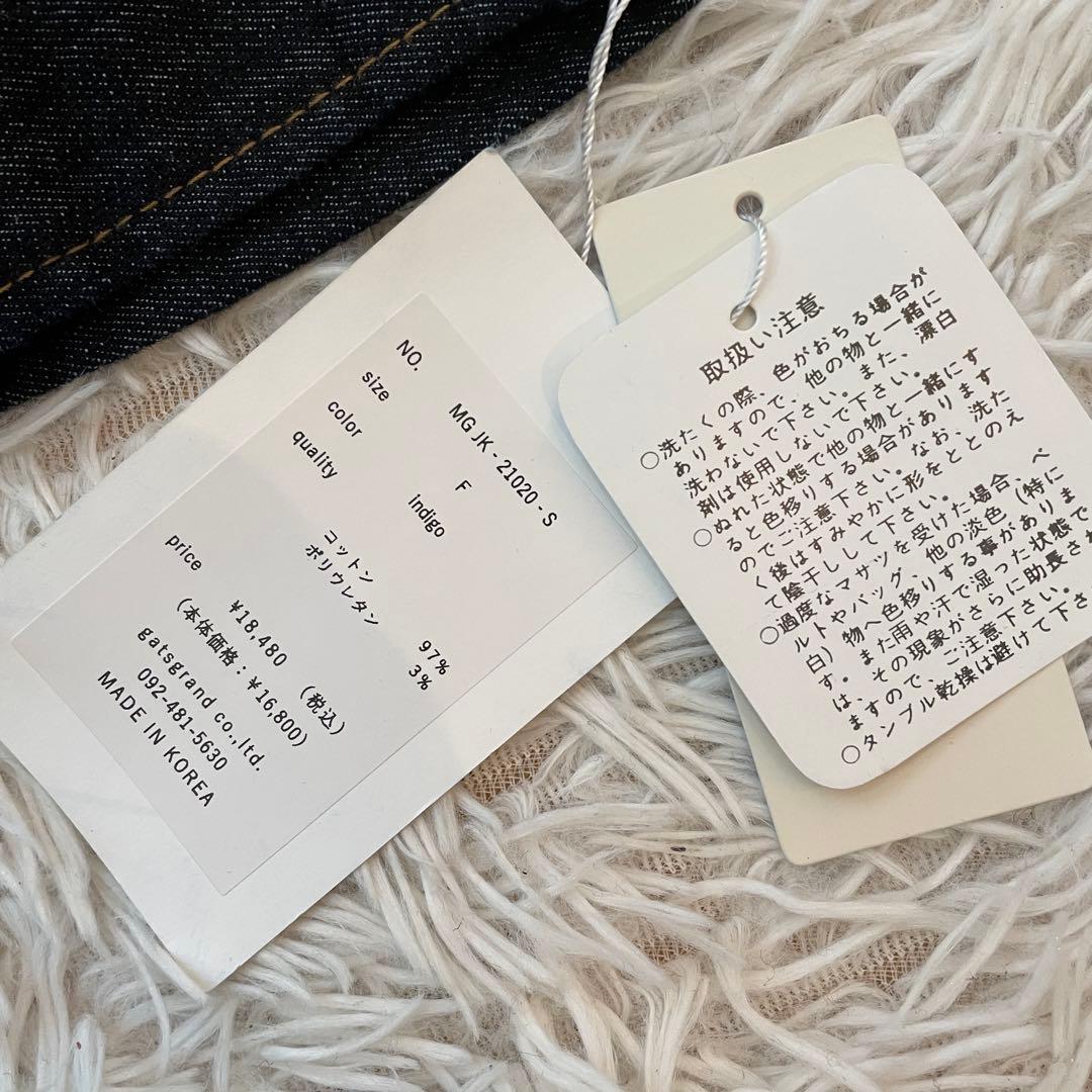 未使用タグ付き　MARGAUX VINTAGE デニムジャケット　金ボタン