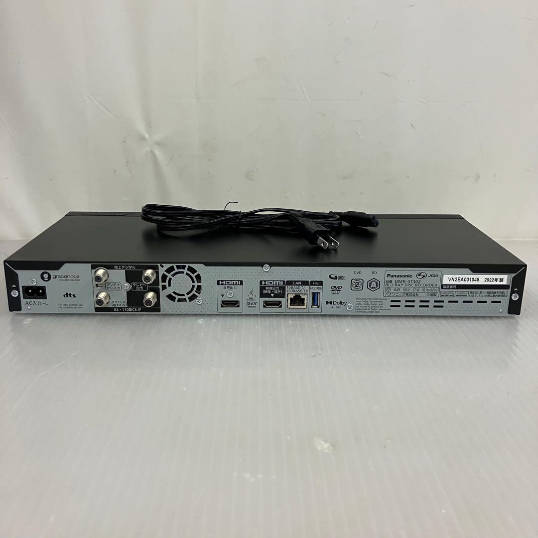 10r121 Panasonic ブルーレイレコーダー DMR-4T302