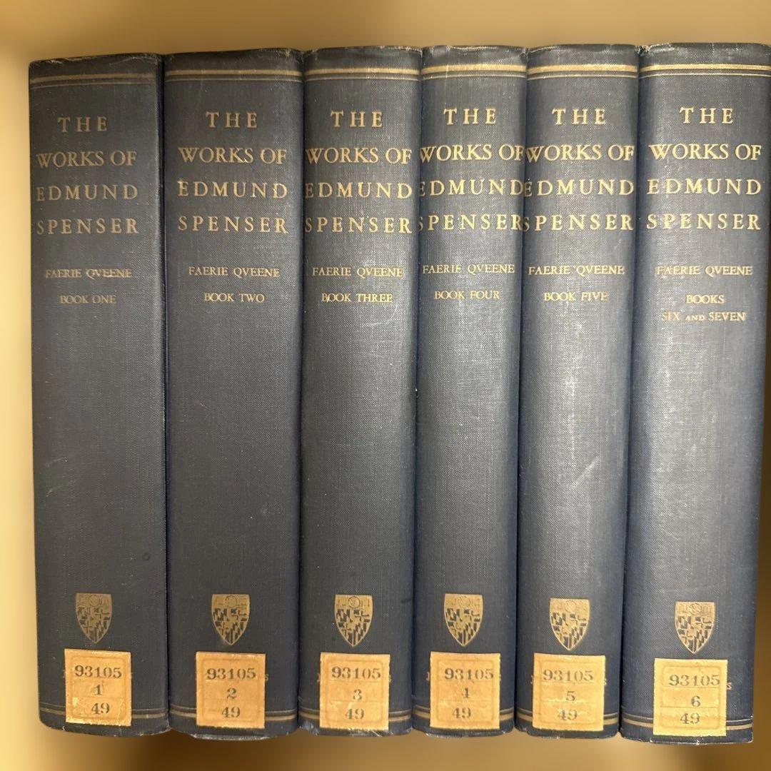 The Works of Edmund Spenser 6冊セット