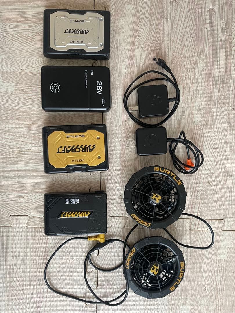 BURTLEバートルファンセット バッテリー