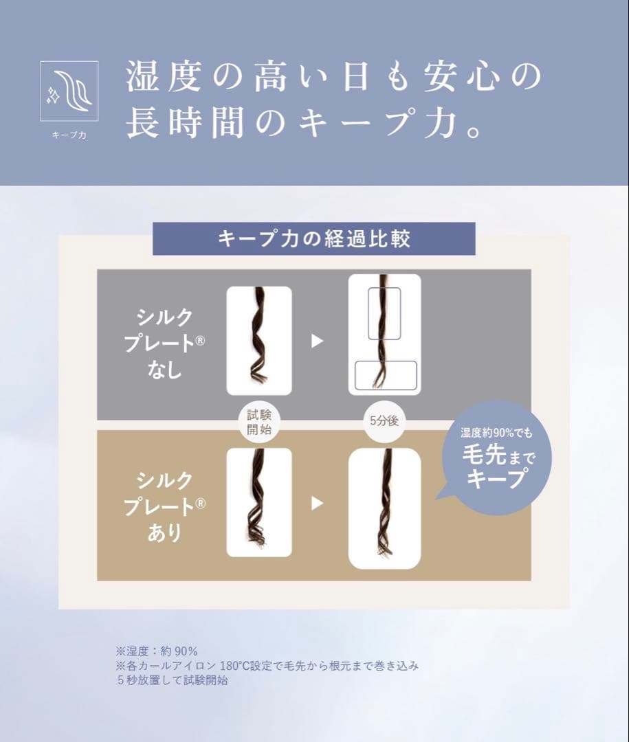 絹女 ～KINUJO～ CURL IRON キヌージョ カールアイロン 38mm