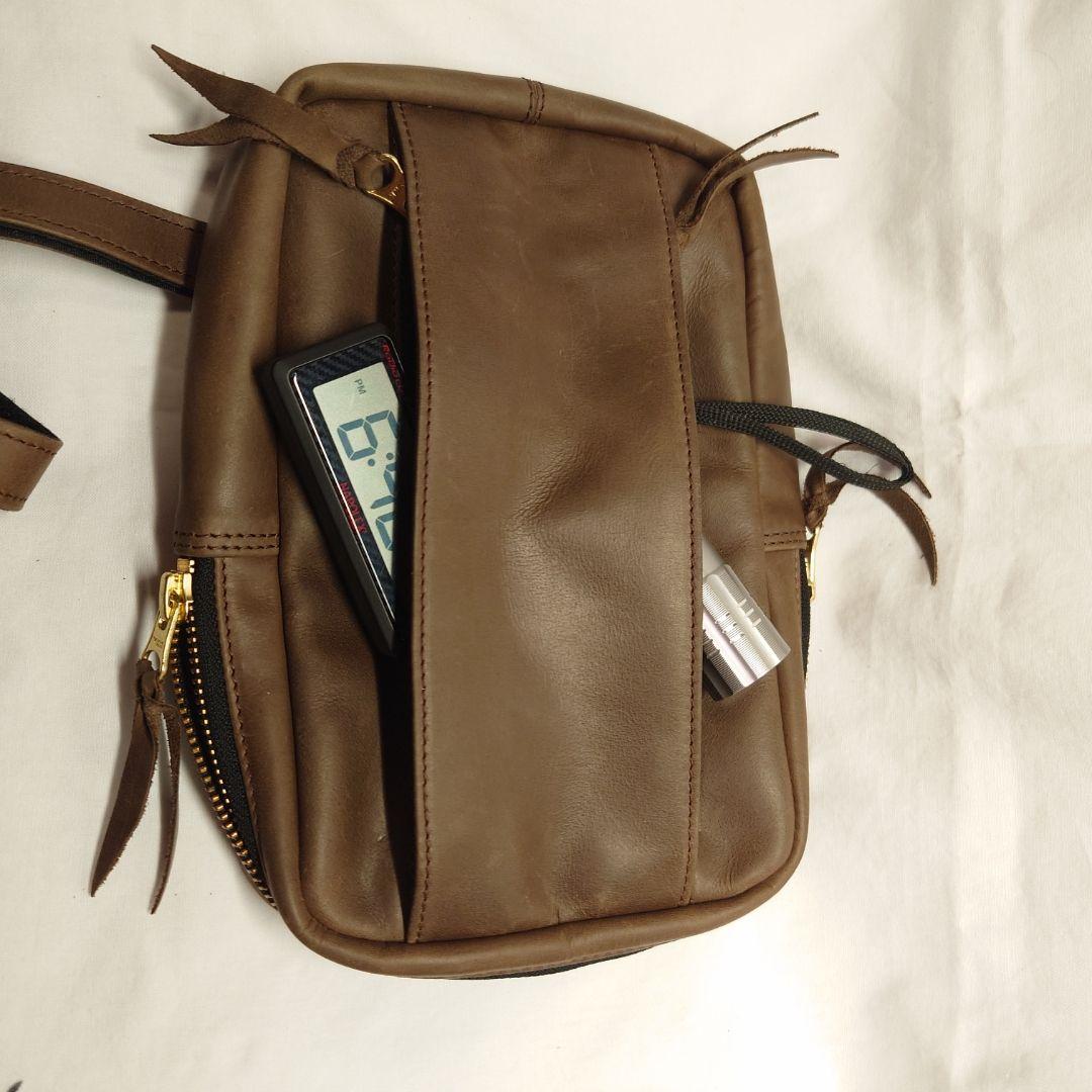 【2,300円値下げ！】未使用美品デグナーW-49レザーホルスターバッグ