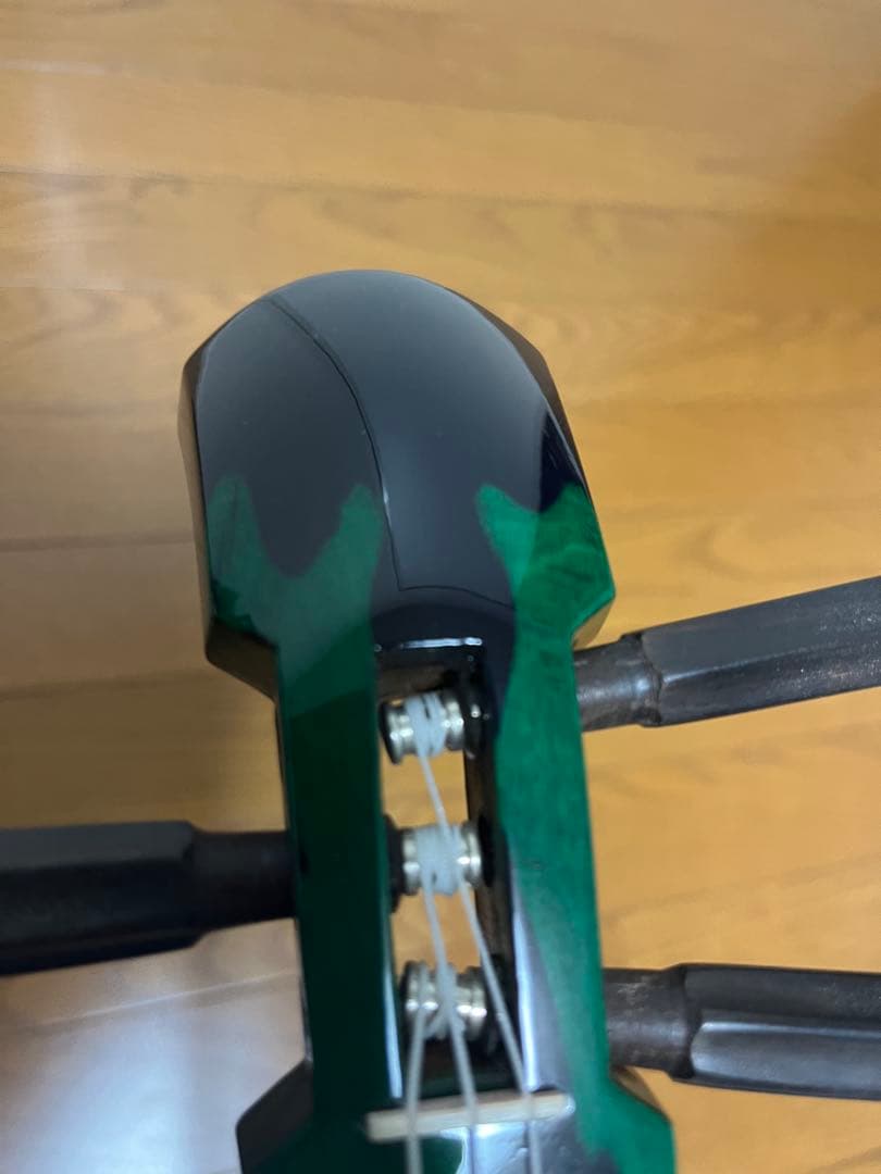 三線本体 ヘビ皮 沖縄本島黒木マカビ型 強化張り 本格 当時24万