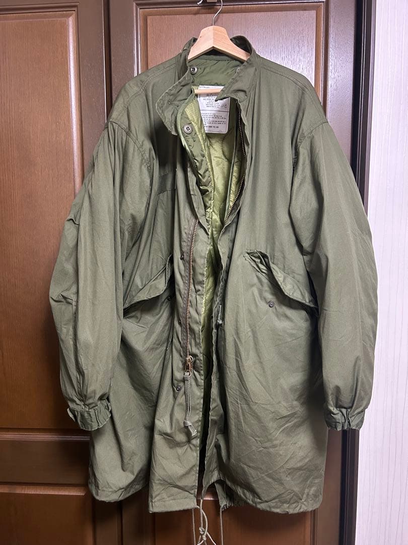 米軍放出品・状態最良　M65フィッシュテール ライナー付