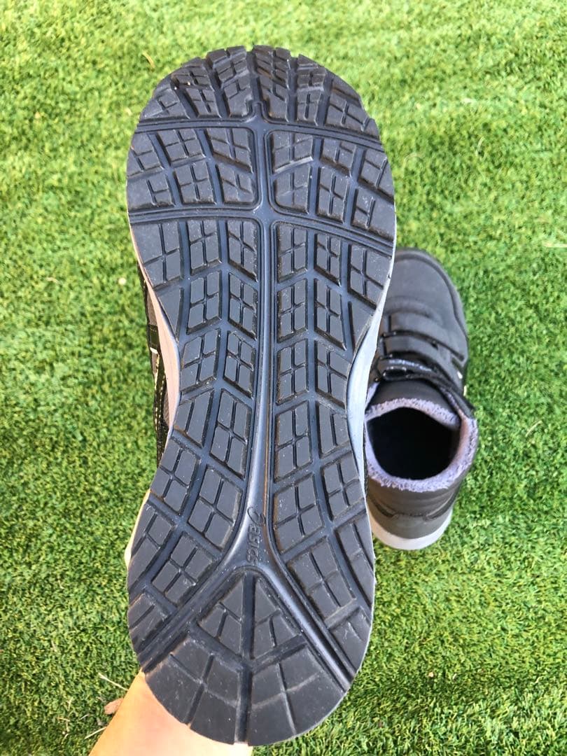 限定　アシックス ウィンジョブ CP302 HRB ブラック×ブラック 26.5