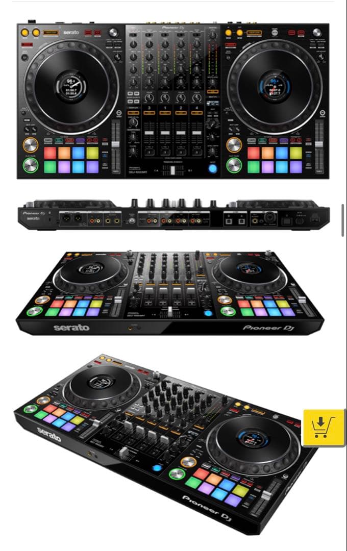 【超お得】DDJ1000SRT DJスターティングセット（デッキセーバー付）