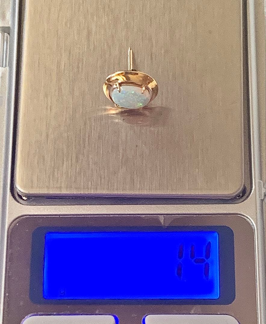 ⭐︎K18 ヴィンテージ オパール タイピン ゴールド⭐︎