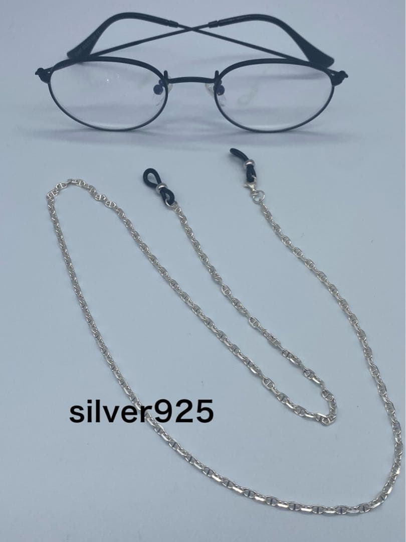 メガネ 眼鏡 サングラス チェーン ネックレス silver シルバー 925