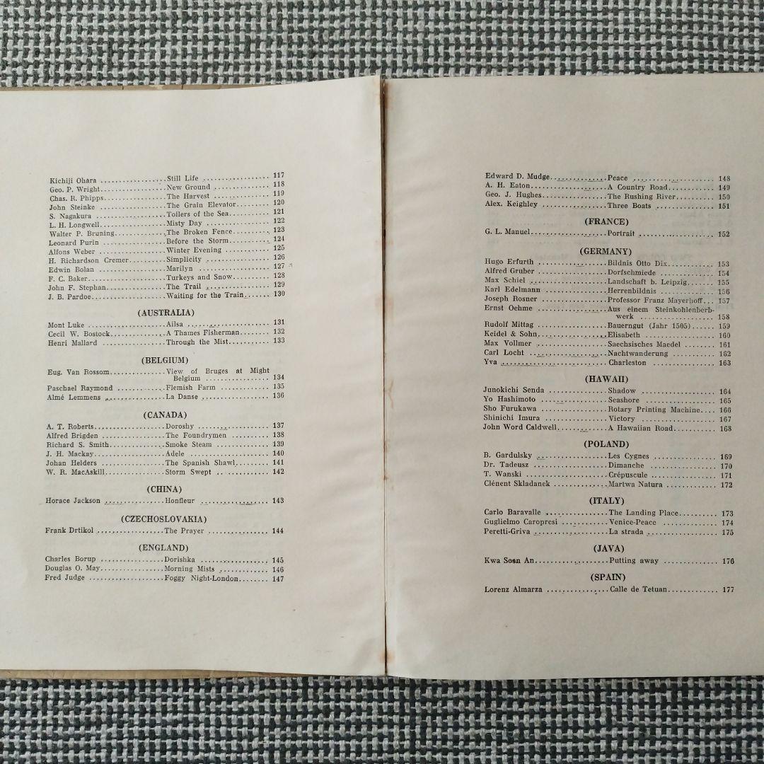 第一回 国際写真サロン 1927年 朝日新聞社 発行