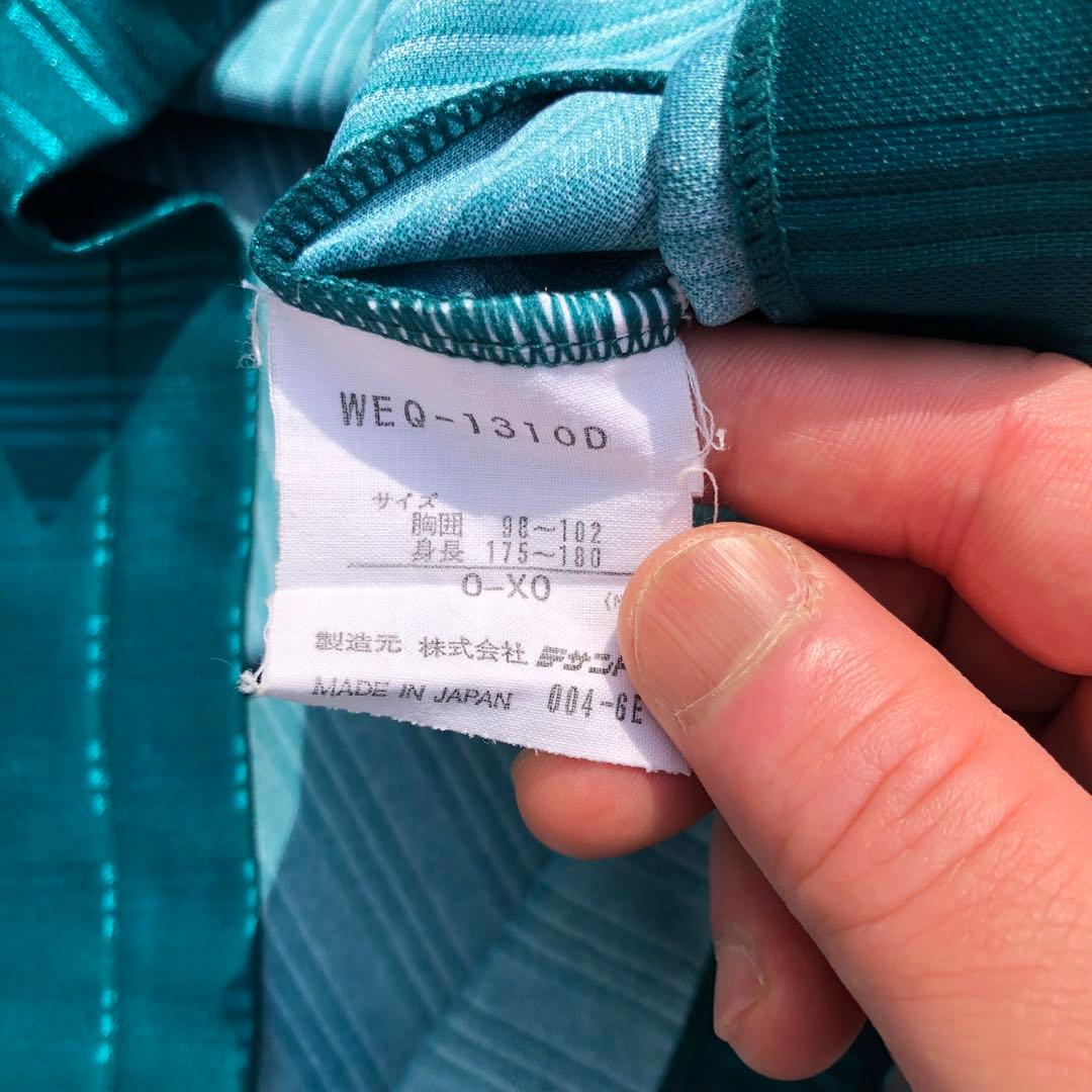 90s adidas サッカーユニフォーム セットアップ Oサイズ XL 緑 黒