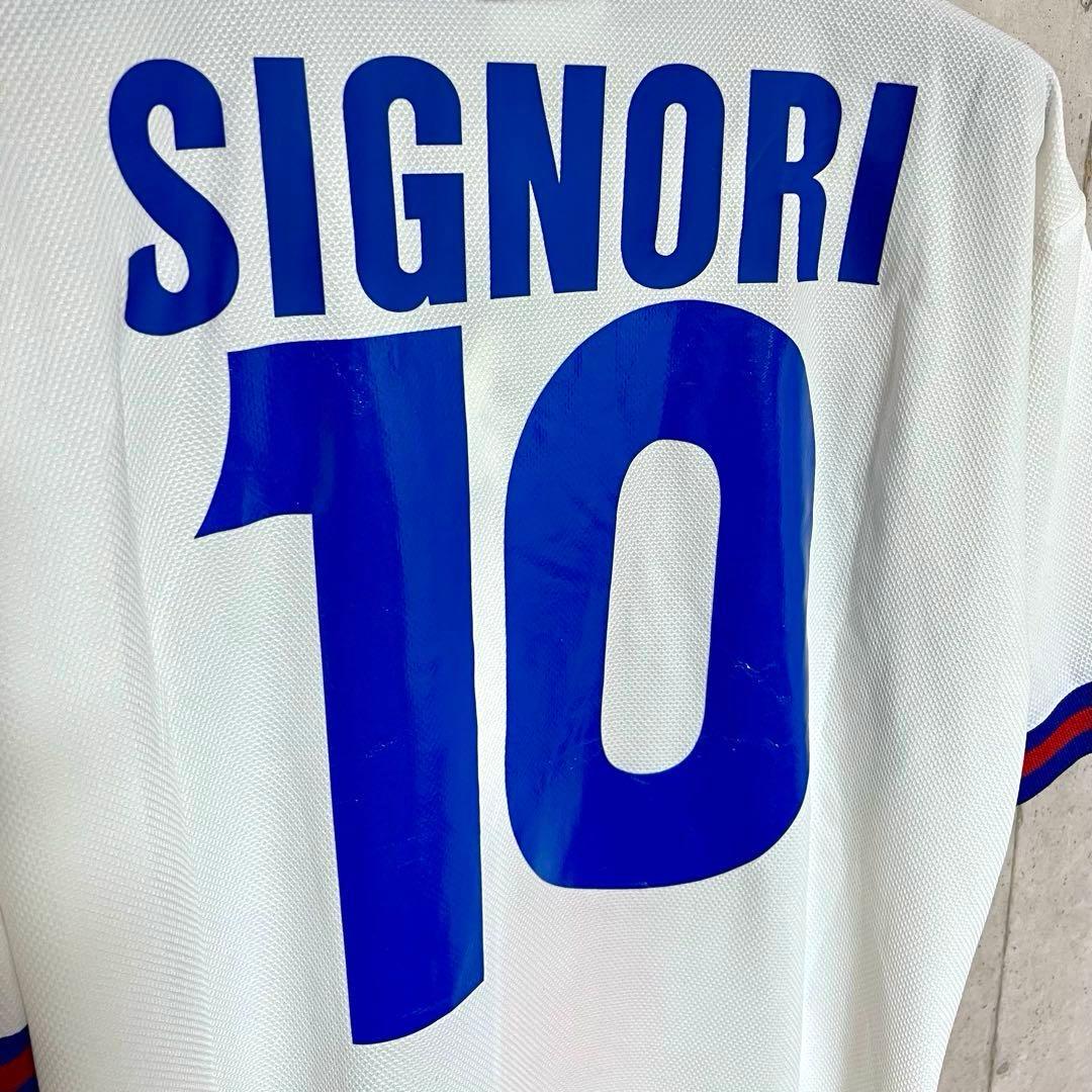 【新品/タグ付き】98/99 ボローニャFC ♯10 シニョーリ【L】アウェイ