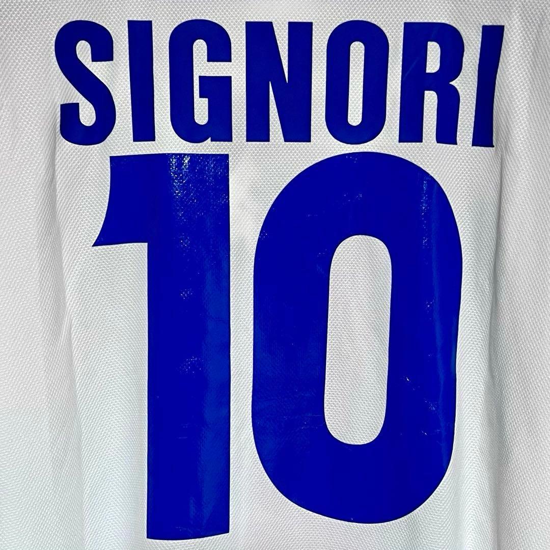 【新品/タグ付き】98/99 ボローニャFC ♯10 シニョーリ【L】アウェイ