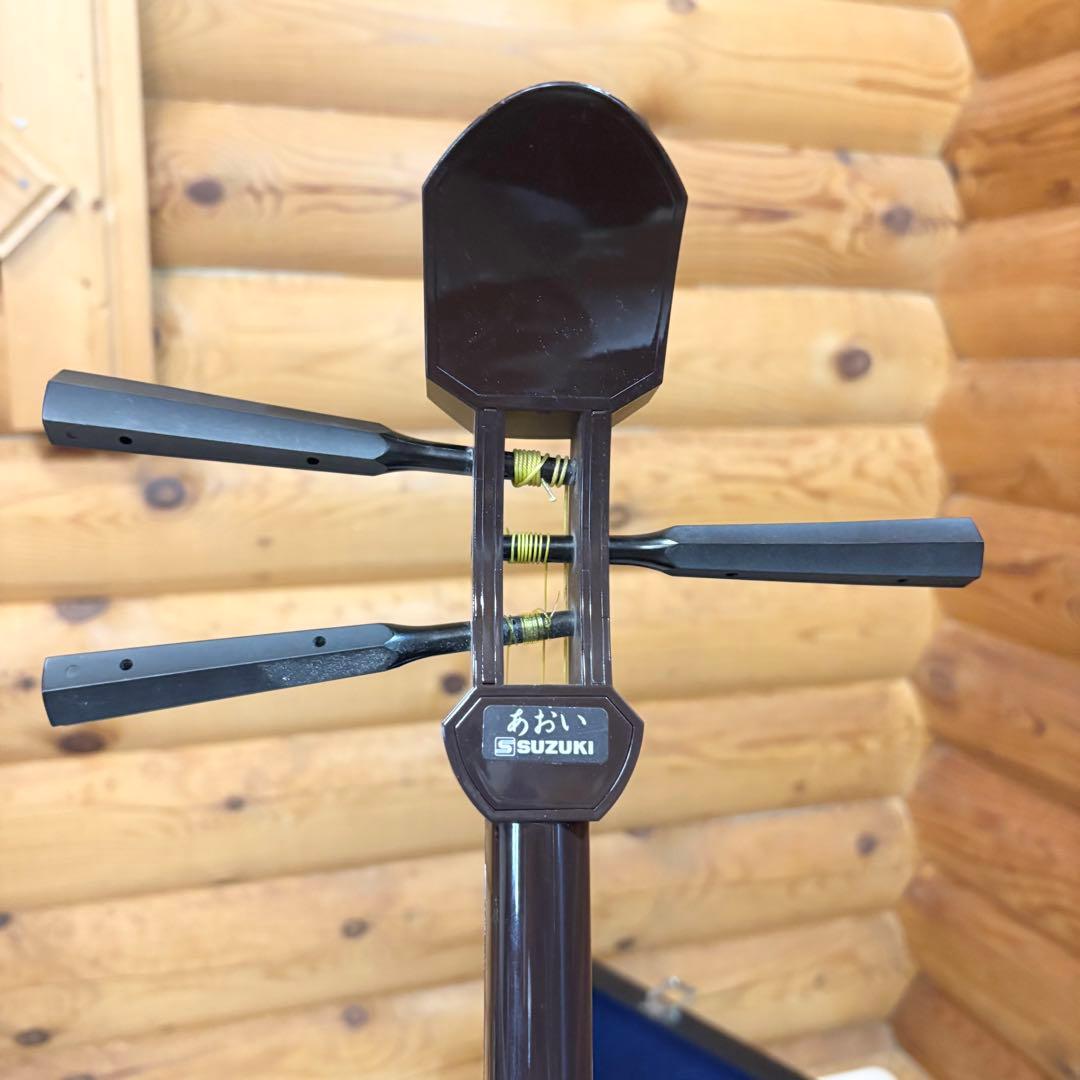 【廃盤品】SUZUKI 鈴木楽器製作所 電気三味線 あおい エレキ三味線