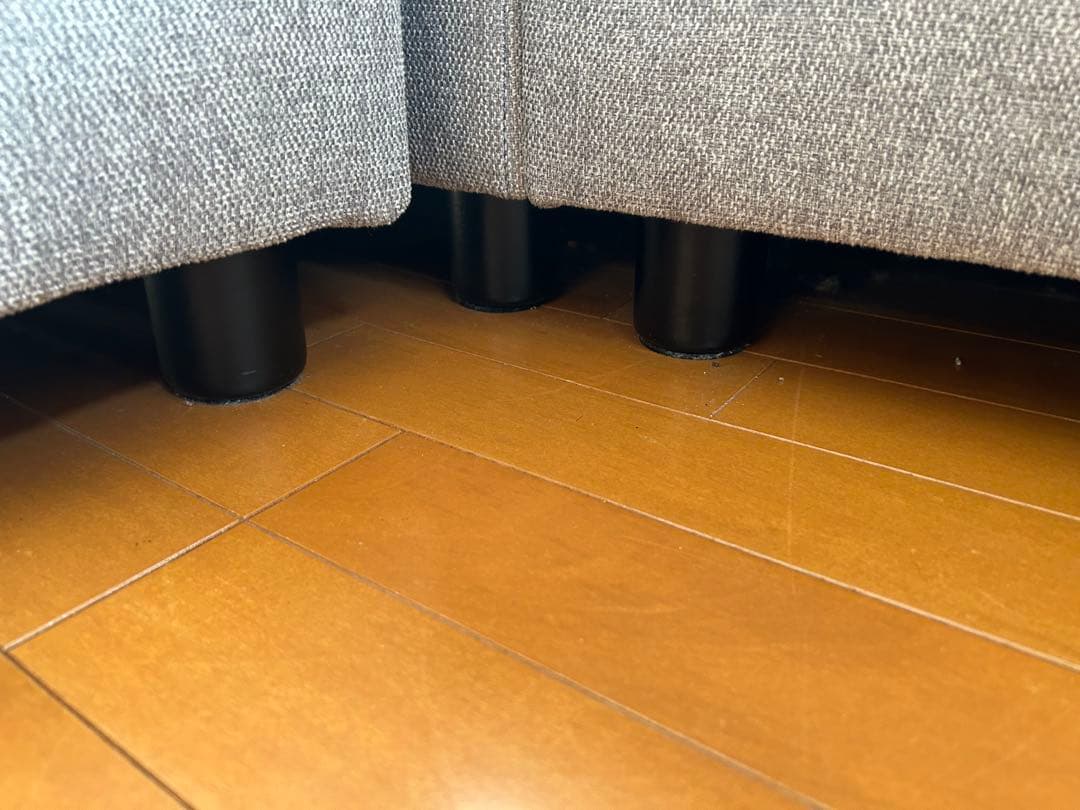 三人掛け　コーナーソファ タンスのゲンCARLO グレー