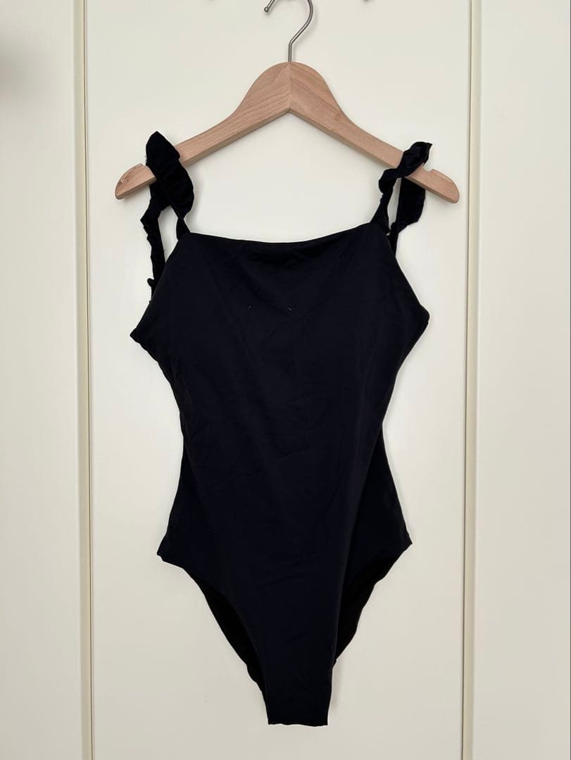 【美品】room306contemporary バックオープンフリル ワンピース