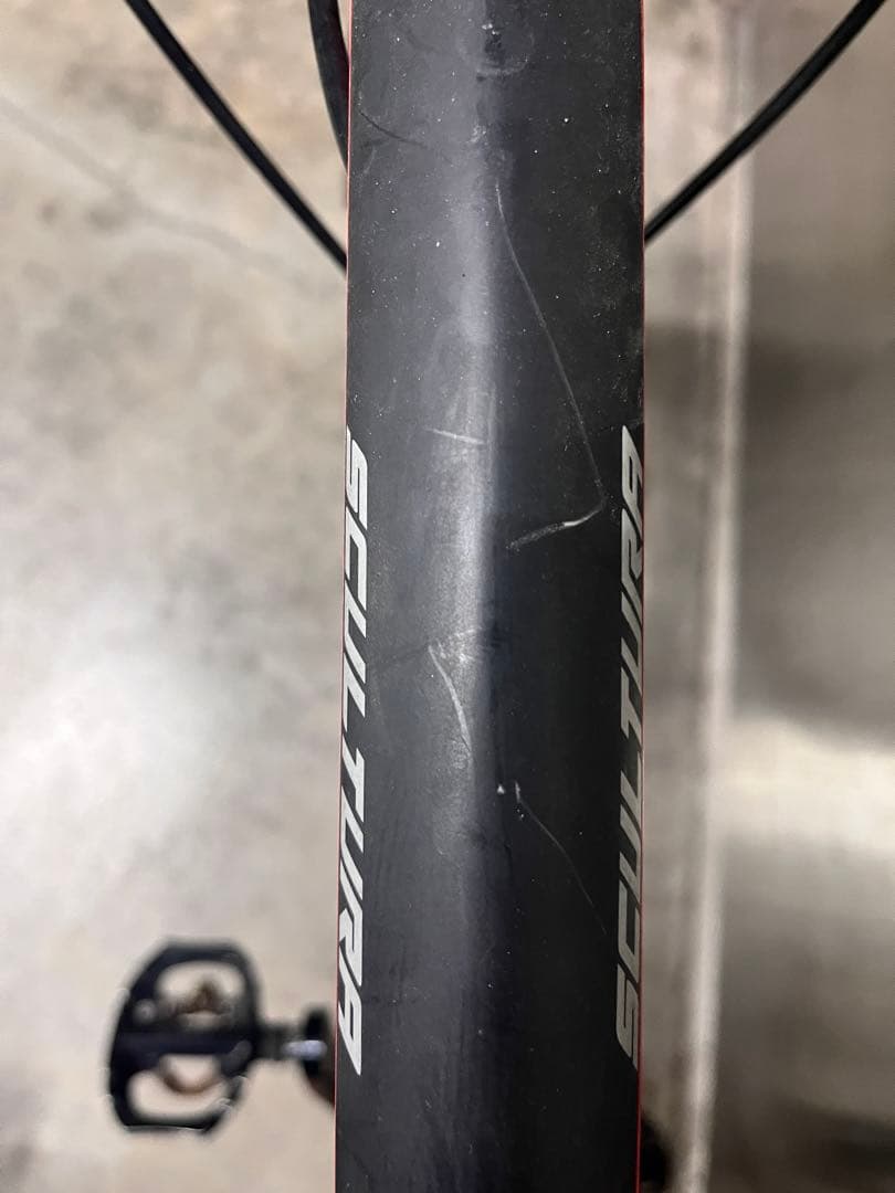 MERIDA ロードバイク ブラック/レッド