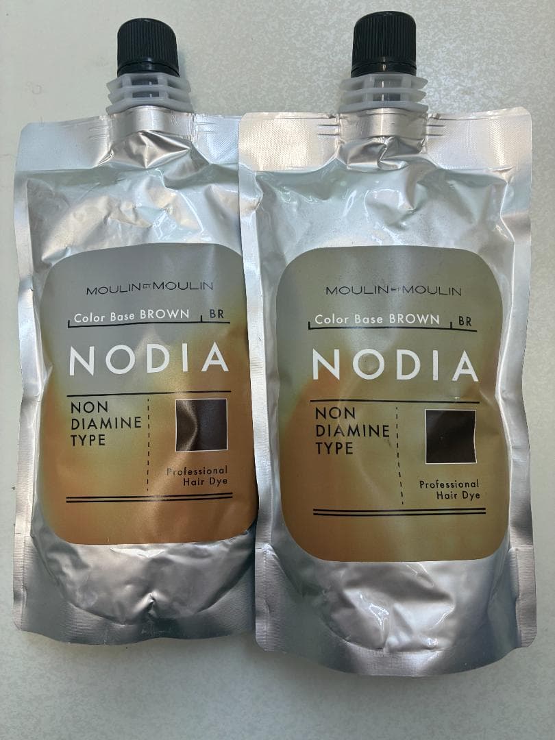 Nodia ノンダイアミンタイプ カラートリートメント ブラウン 2個セット