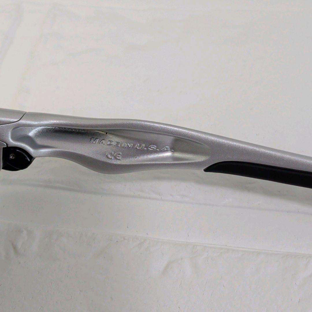 美品✨️　OAKLEY　サングラス　FAST JACKET シルバー　交換レンズ