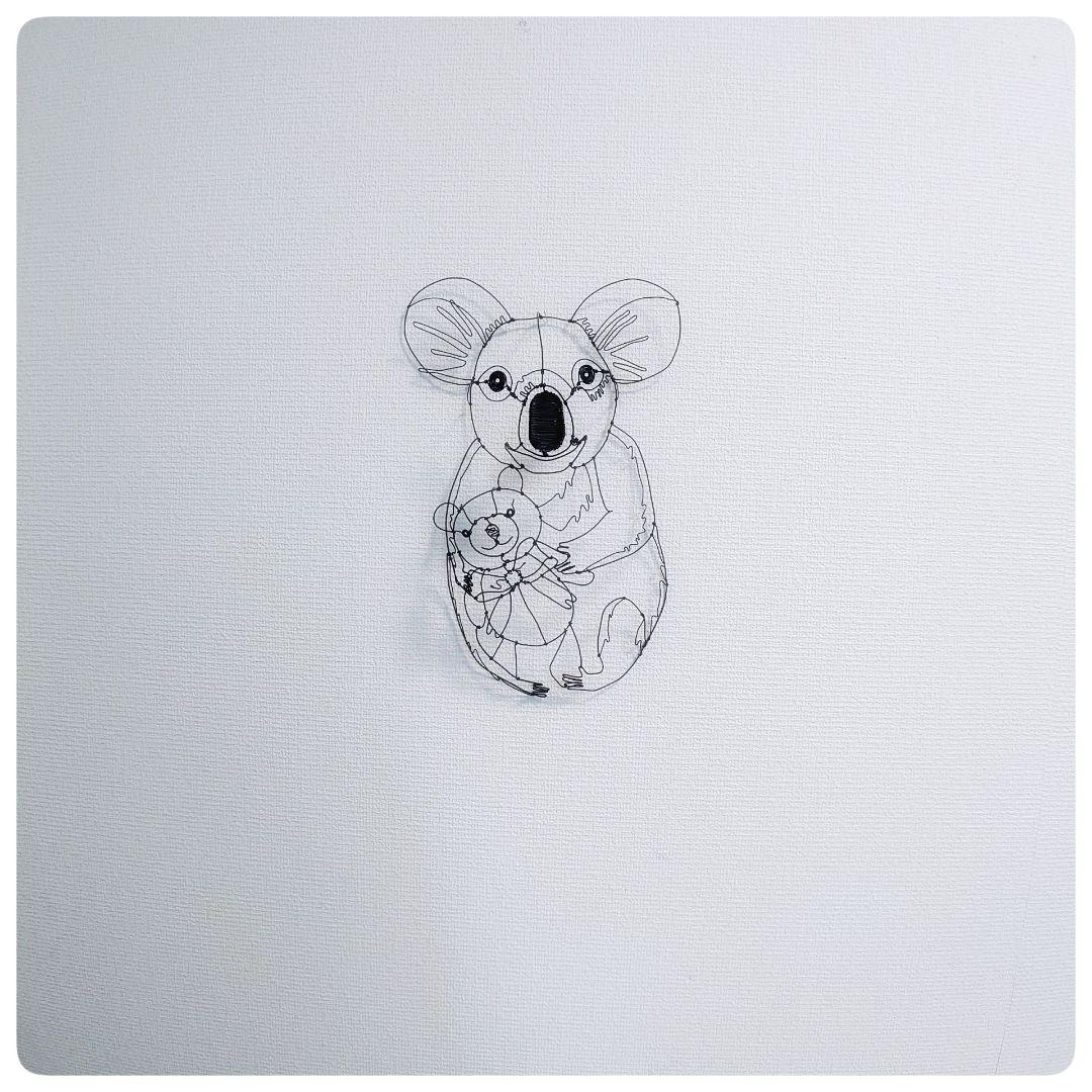 ワイヤーアート　コアラちゃん