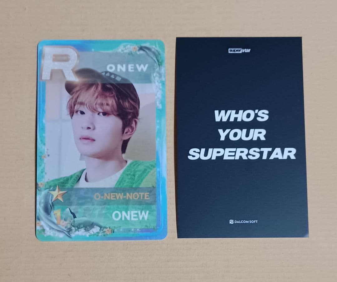 SHINee　オニュ　SUPERSTAR ONEW NOTE  トレカ