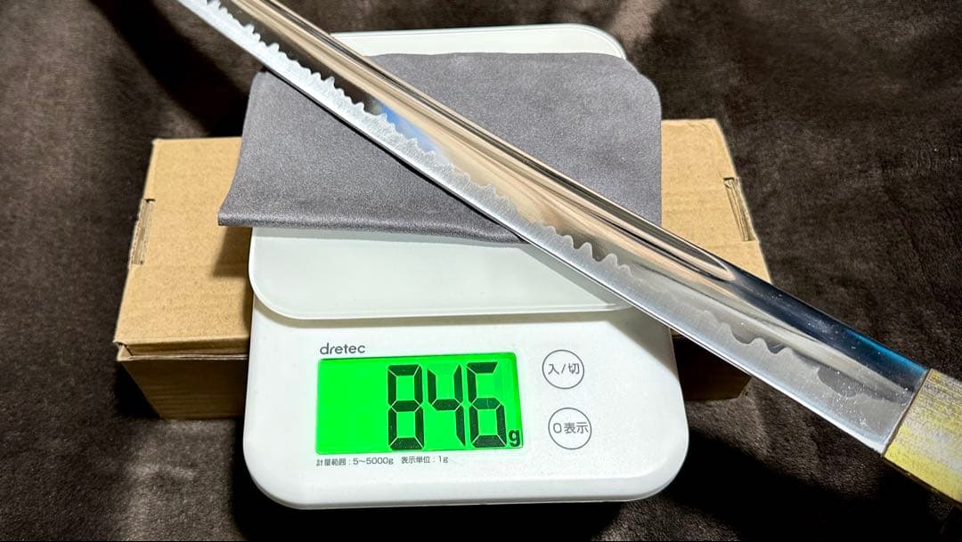 居合練習用 模造刀 居合刀 模擬刀 本鮫柄 日輪刀風菊鍔 互の目仕立て刃文