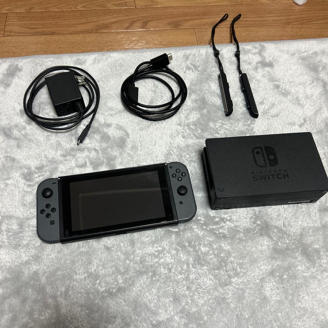 Nintendo Switch 本体 グレー 充実の付属品
