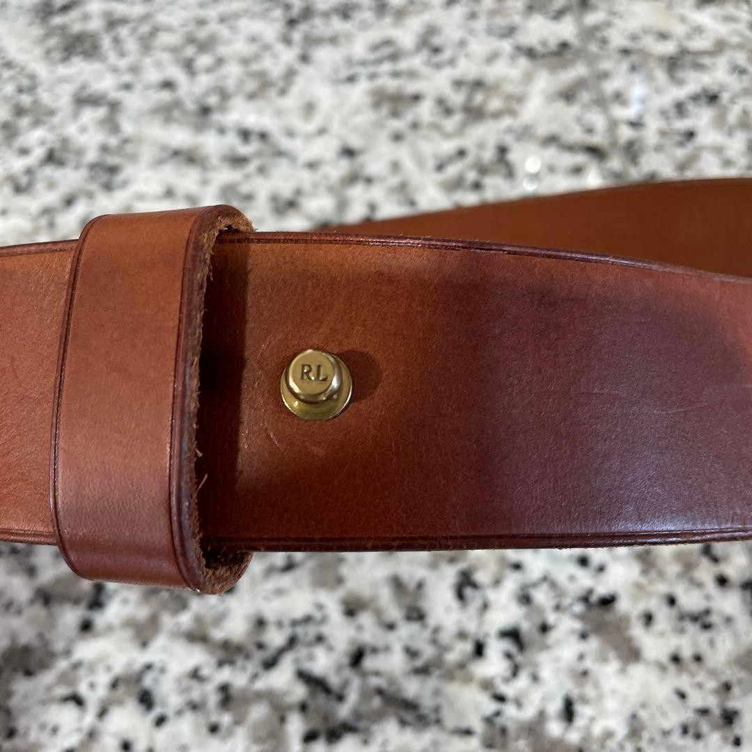 Ralph Lauren Leather D-Ring Belt ドレスベルト